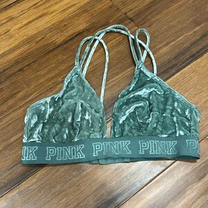 Victoria’s Secret black velvet bralet